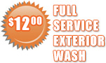 Full Service Exterior Car Wash